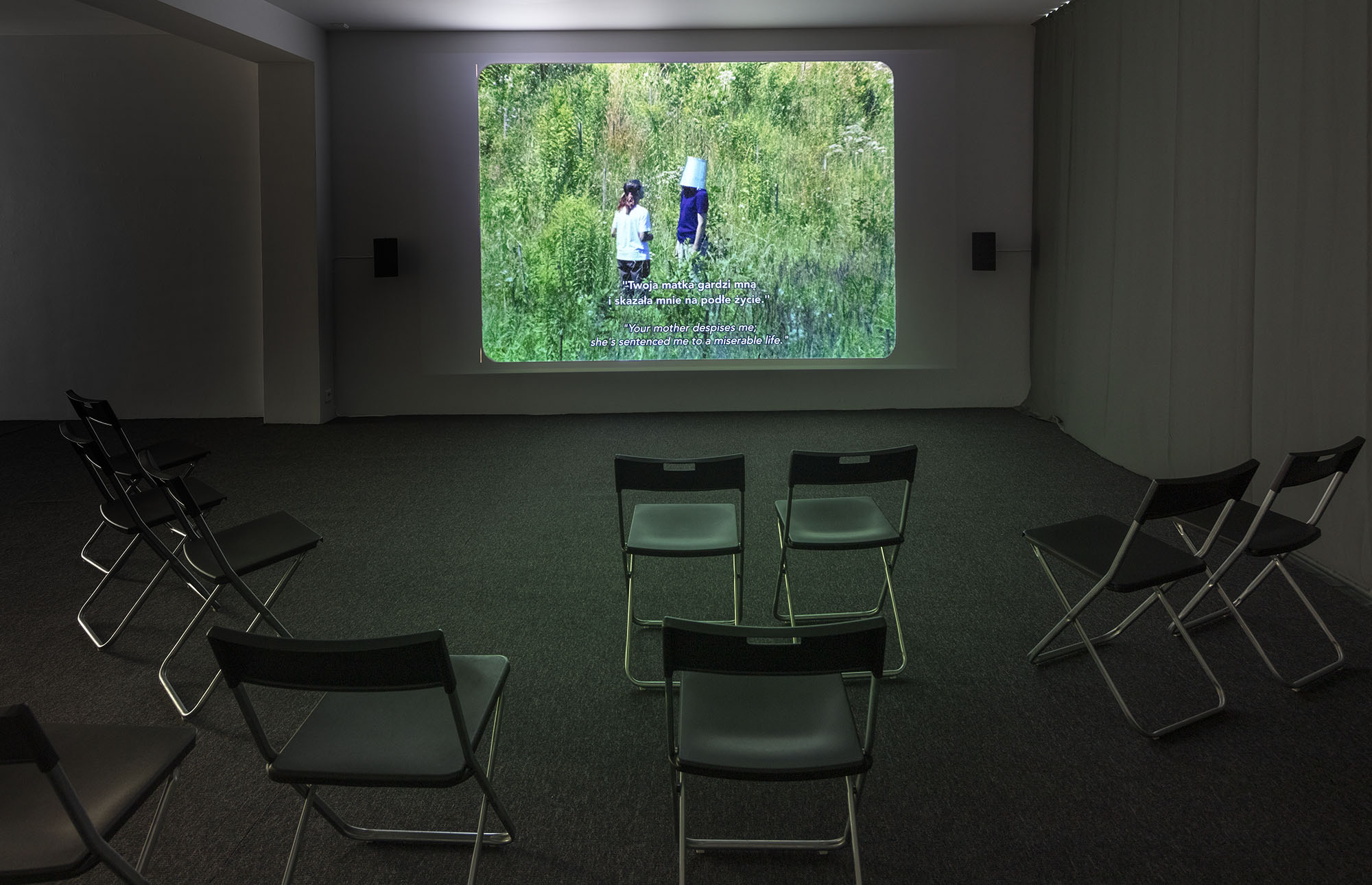 Wilhelm Sasnal, An evening of contemporary 16 mm movies, 2024, Foksal Gallery Foundation, installation view, photo Marek Gardulski